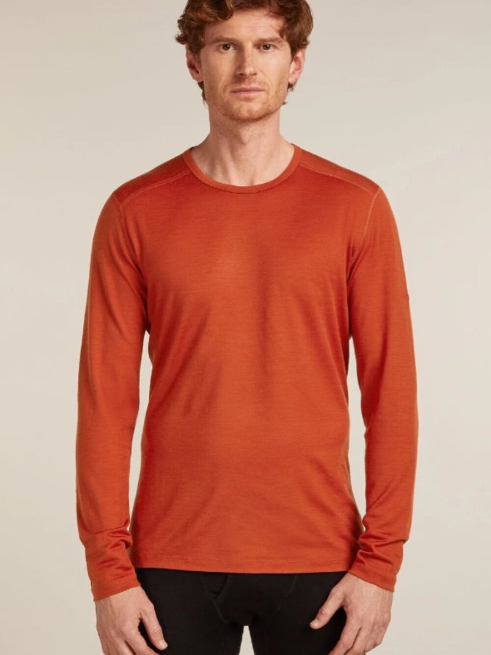 Icebreaker Men’s Merino 200 Oasis Long Sleeve Crew Thermal Top Size L
